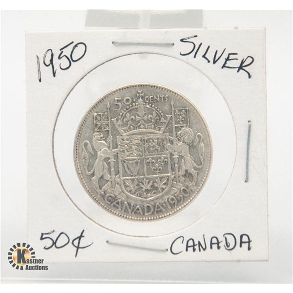 1950 SILVER 50 CENT COIN