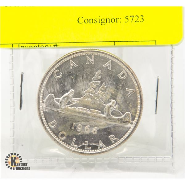 1966 CANADIAN SILVER DOLLAR