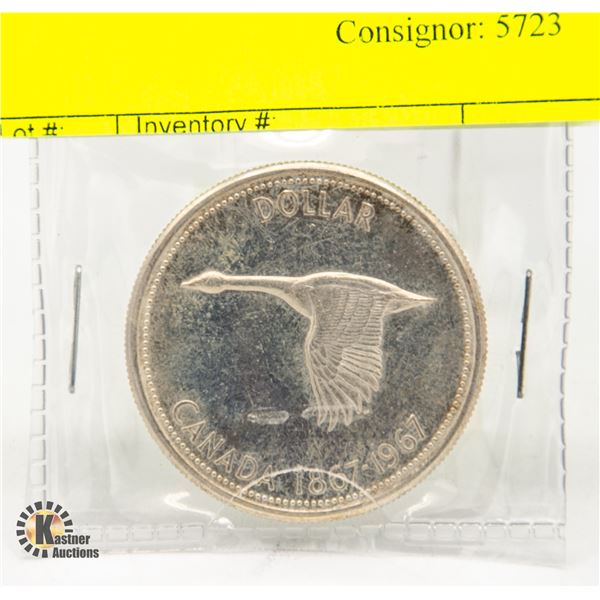 1967 CANADIAN SILVER DOLLAR