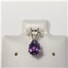 Image 1 : BZ1666-72 14K YELLOW GOLD AMETHYST 0.34CT PENDANT