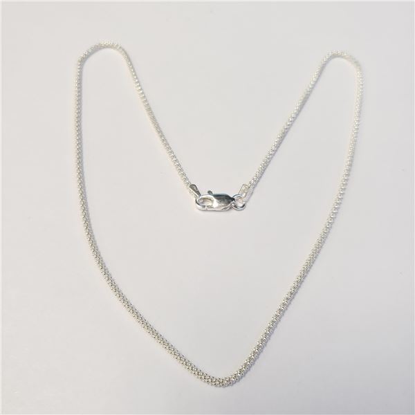 BZ1666-94 SILVER 16" 3.15G  NECKLACE