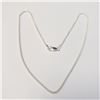 Image 1 : BZ1666-94 SILVER 16" 3.15G  NECKLACE
