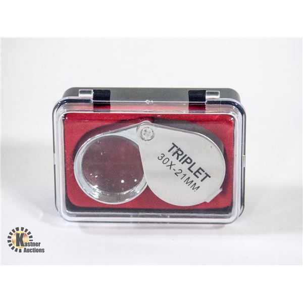 JEWELLERS TRIPLET LOUPE 30 X MAGNIFICATION