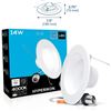 Image 1 : NEW 4 PACK OF HYPERIKON 5-6" LED DOWNLIGHTS