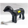 Image 1 : PU LEATHER BLACK DOG WITH CUTE WHITE NOSE