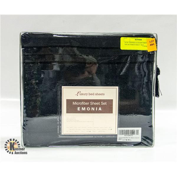 NEW EMONIA LUXURY BED SHEETS MICROFIBER SHEET SET