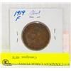 Image 2 : 1919 CANADIAN LARGE PENNY