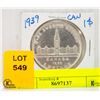 Image 1 : 1939 CANADIAN SILVER DOLLAR COIN