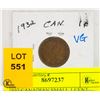 Image 1 : 1932 CANADIAN SMALL 1 CENT