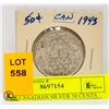 Image 1 : 1943 CANADIAN SILVER 50 CENTS