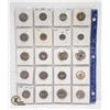 Image 2 : SHEET OF COINS 1970-2008 5, 10, 25 CENT