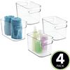 Image 1 : NEW 4 PACK OF OF M DESIGN DEEP PLASTIC STORAGE