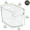 Image 2 : NEW 4 PACK OF OF M DESIGN DEEP PLASTIC STORAGE