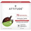 NEW 70 PACK OF ATTITUDE NATURAL CARE DISHWASHER