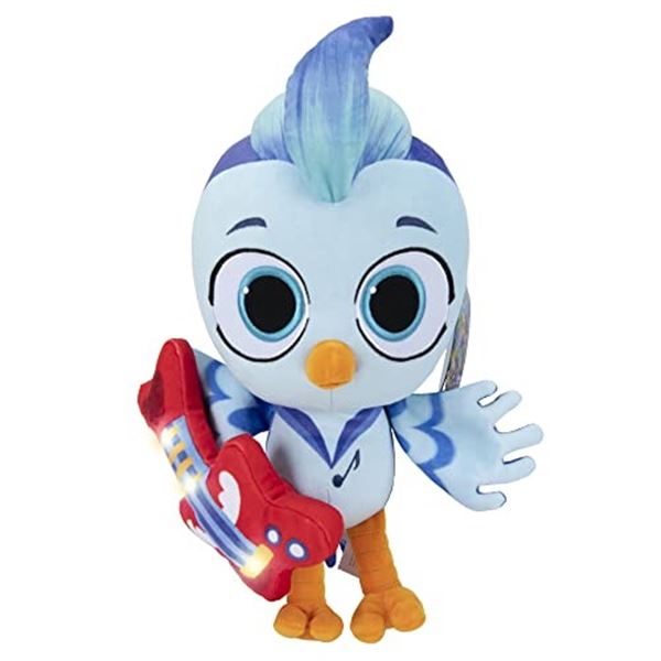 NEW 10" DO RE MI PLUSH SINGING & LIGHTUP BLUE JAY