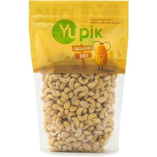 NEW 2.2LB BAG OF YUPIK ORGANIC RAW CASHEWS