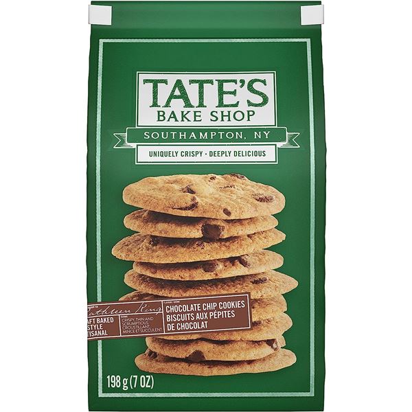 4 NEW BAGS OF TATE'S BAKE SHOP CHOCOLATE CHIP