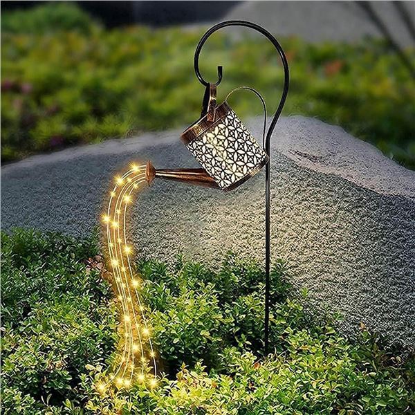 NEW GBEARZOO LED SOLAR WATERING CAN LIGHT