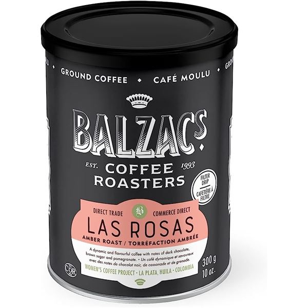 NEW 6 TINS OF BALZAC'S COFFEE ROASTERS LAS ROSAS