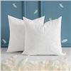 Image 1 : NEW SET OF 4 WHITE 20 X 20" THROW PILLOWS