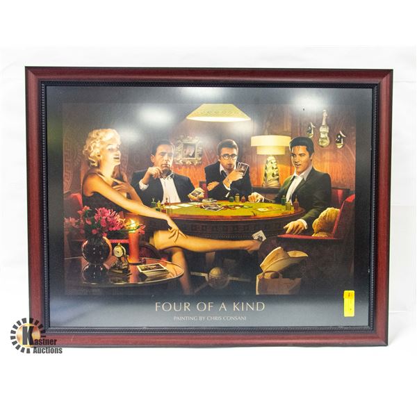 FOUR OF A KIND POKER PICTURE