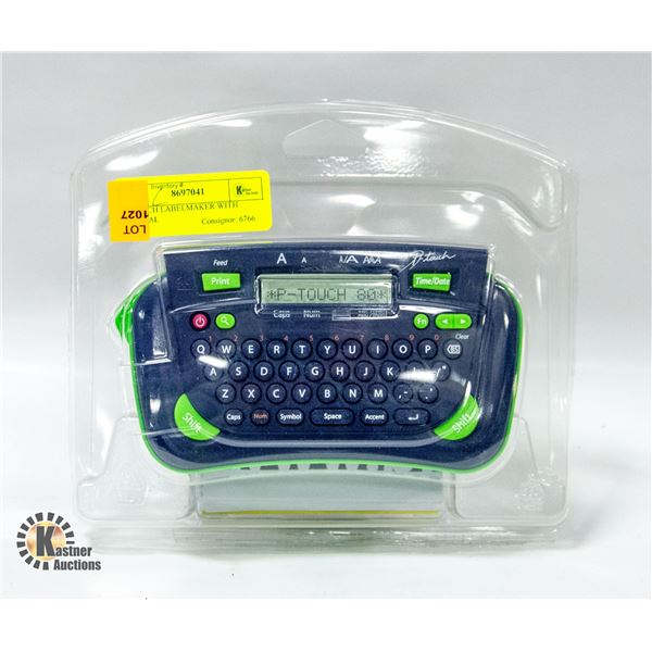 P-TOUCH LABELMAKER WITH MANUAL