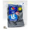 Image 1 : BLACK CREW SOCKS 12-16 SIZE 6-PACK