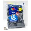 Image 1 : BLACK CREW SOCKS 12-16 SIZE 6-PACK