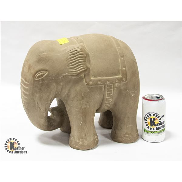 CERAMIC ELEPHANT 12" X 12"