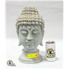 Image 1 : CERAMIC BUDDHA HEAD 12" TALL