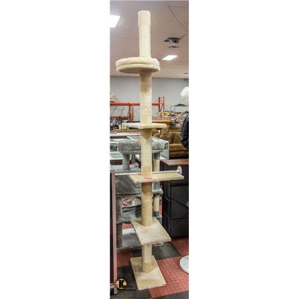 NEWLY ASSEMBLED FLOOR TO CEILING CAT TOWER