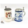 Image 1 : PAIR OF VINTAGE BEER STEINS
