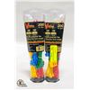 Image 1 : 2 PACKS OF 200 ASSORTED ZIP TIES