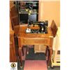 Image 1 : SINGER SEWING MACHINE TABLE 25" X 18" X 31"