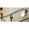 Image 1 : CHROME SWIVEL ARM FLOOR LAMP- 61" TALL