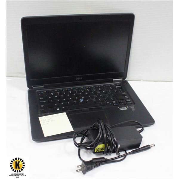 DELL LATITUDE E7450 LAPTOP (BLACK) I7-5600U@2.60 G