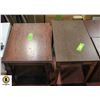 Image 1 : PAIR OF COFFEE TABLES (H-21" W-20" L-27") (H-21"
