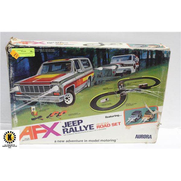 AURORA AFX JEEP RALLYE SLOT