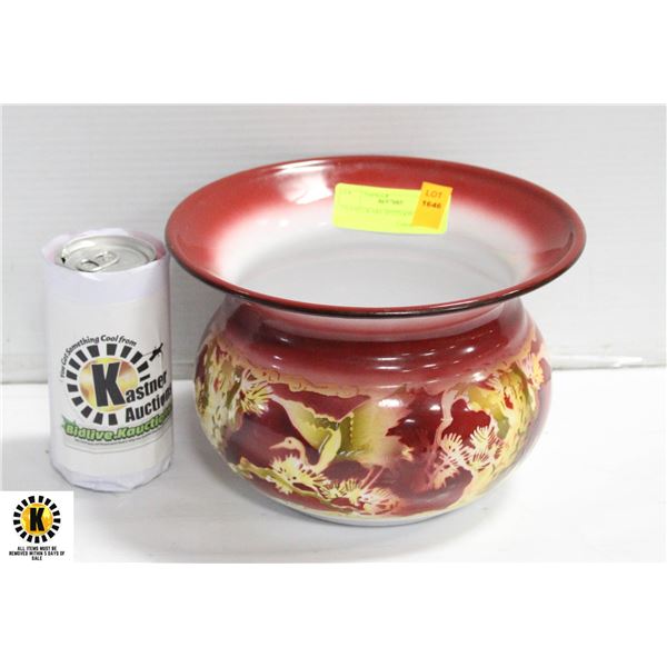 ENAMELWARE SPITTOON