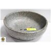 Image 1 : STONE BOWL 12 INCHES IN DIAMETER 4 INCHES HIGH,