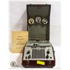 Image 1 : WEBSTER WIRE RECORDER W/3 SPOOLS & MICROPHONE