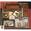 Image 2 : LARGE FLAT OF VINTAGE ESTATE ITEMS