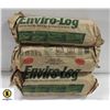 Image 1 : BOX WITH 3 NEW ENVIRO-LOG BURNING LOGS