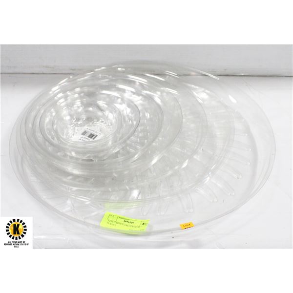 NEW GARDEN SAUCERS FOR PLANTS,