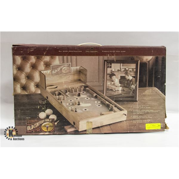 WOODEN OLD CENTURY PINBALL GAME