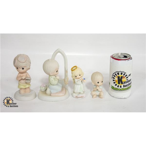 BOX OF 4 PRECIOUS MOMENTS FIGURINES