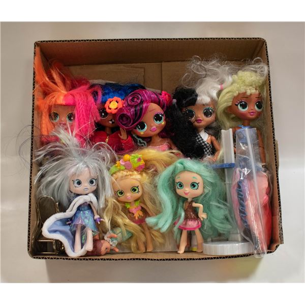 BOX WITH FIVE 9"-LOL SURPRISE DIVA DOLL