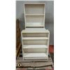 Image 1 : LOT OF 3 BOOKCASES "BILLY STYLE" WHITE