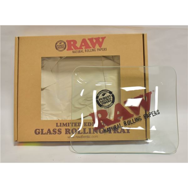 LIMITED EDITION GLASS RAW ROLLING TRAY