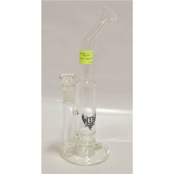 BENT GLASS 15" ORION PIPE WITH BOWL